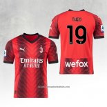 AC Milan Player Theo Home Shirt 2023-2024