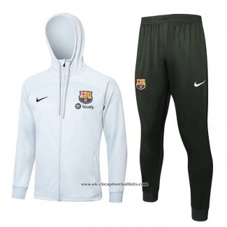 Hooded Tracksuit Barcelona 2023-2024 White