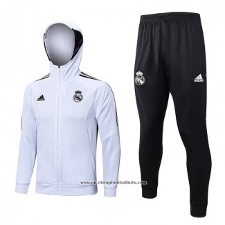 Hooded Tracksuit Real Madrid 2022-2023 White