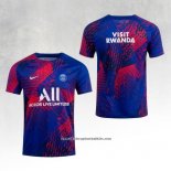 Paris Saint-Germain Shirt Pre-Match 2022 Blue and Red