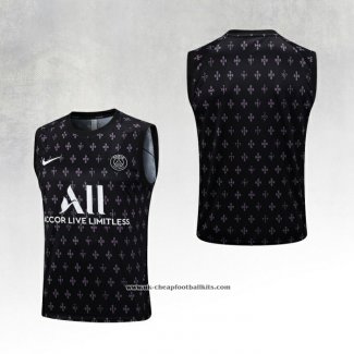 Paris Saint-Germain Training Shirt 2023-2024 Without Sleeves Black