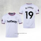 West Ham Player Alvarez Away Shirt 2023-2024